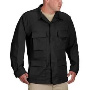 NWOT Propper Men’s BDU 4 Pocket Tactical Coat Jacket Black Size XS